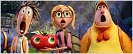 Bananen-Delphine und Lauch-Giraffen im ersten Trailer zum animierten "Wolkig mit Aussicht auf Fleischbällchen 2"